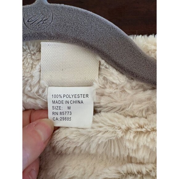 O'Neill Plaid Hood Snap Closure Jacket Convertible Vest Faux Fur Lining M Surfer - Picture 6 of 9